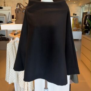 Black Courmayeur Poncho